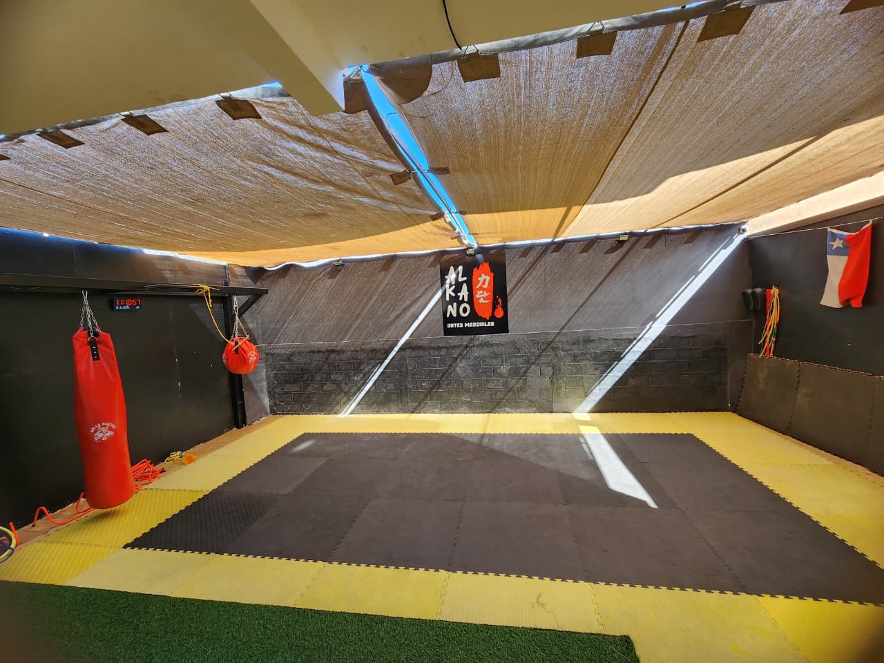 Espacio de entrenamiento del Dojo Alkano